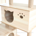 small pet cage Wood Cat Climbing Frame Cat Condos Tower Cat Manufactory